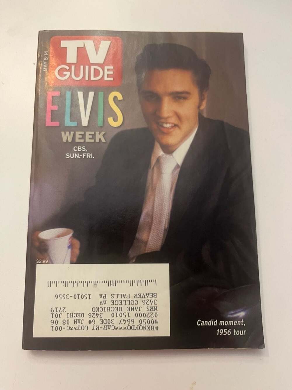TV Guide Magazine May 8-14 2005 Elvis Presley Week 1956 Tour